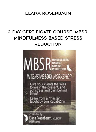 2-Day Certificate Course: MBSR: Mindfulness Based Stress Reduction - Elana Rosenbaum download
